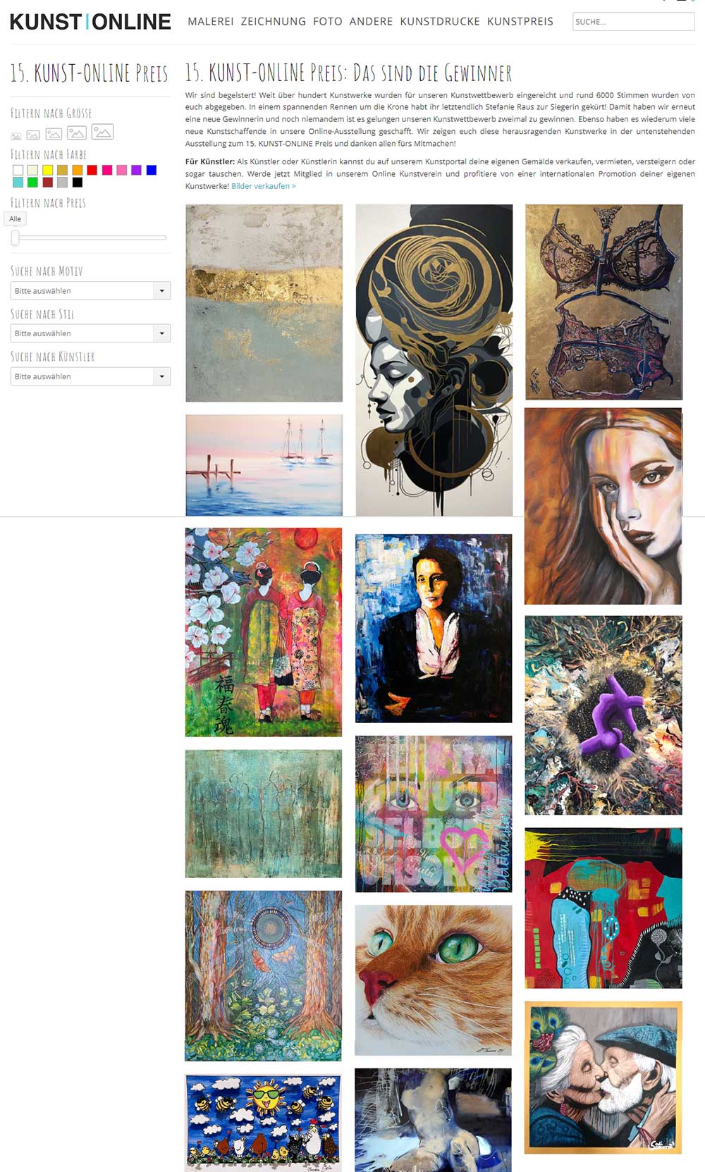 KUNST ONLINE Wettbewerb