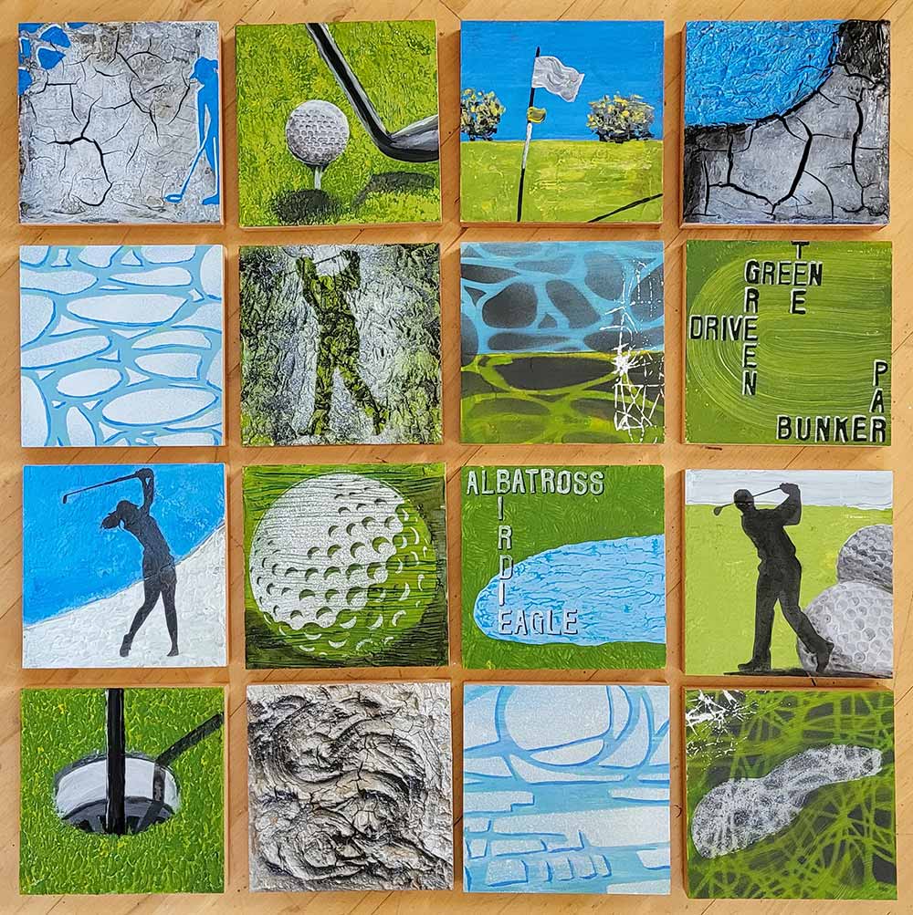 Golf-Serie - auch einzeln hängbar